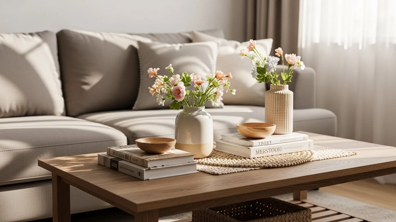 22 Effortless Spring Coffee Table Decor Ideas - decorfavorite.com