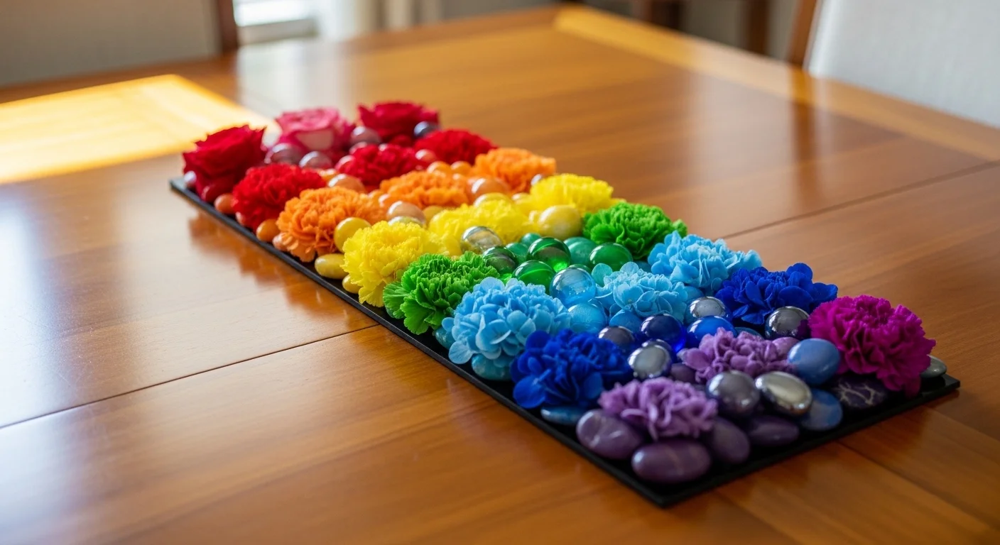 24 Rainbow Centerpieces That Add Colorful Balance - decorfavorite.com